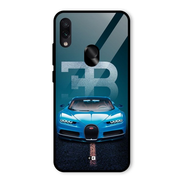 Wonderful Supercar Glass Back Case for Redmi Note 7S