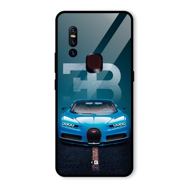 Wonderful Supercar Glass Back Case for Vivo V15