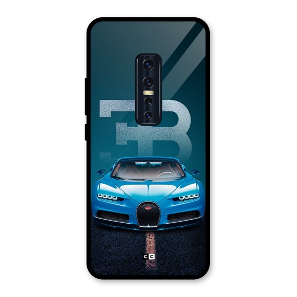 Wonderful Supercar Glass Back Case for Vivo V17 Pro