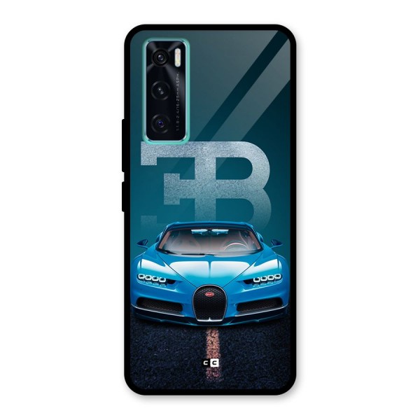 Wonderful Supercar Glass Back Case for Vivo V20 SE