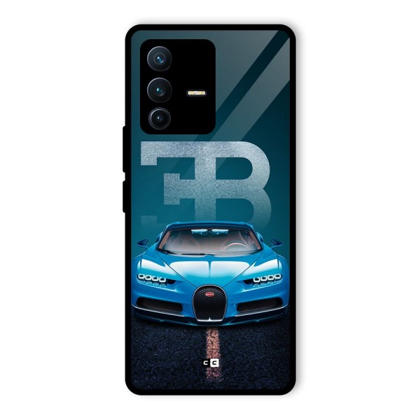 Wonderful Supercar Glass Back Case for Vivo V23 Pro