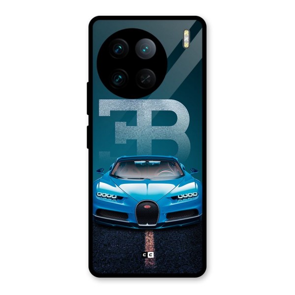 Wonderful Supercar Glass Back Case for Vivo X90 Pro