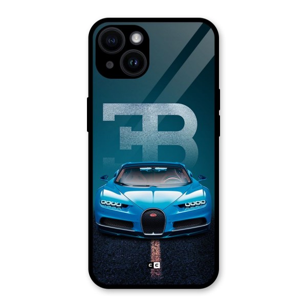 Wonderful Supercar Glass Back Case for iPhone 14