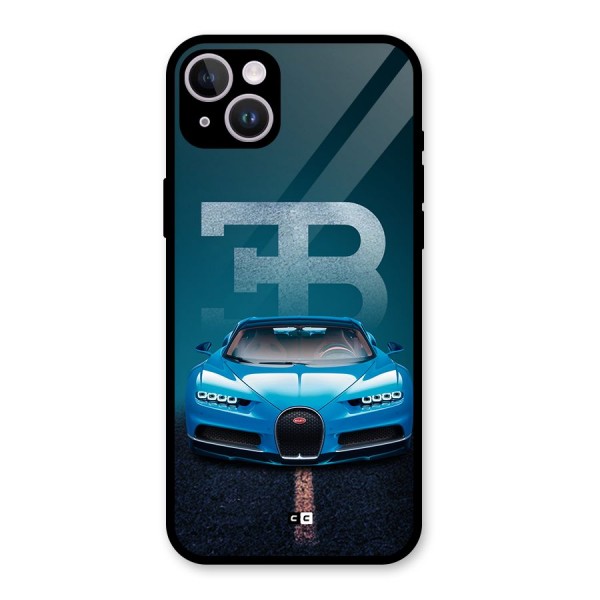 Wonderful Supercar Glass Back Case for iPhone 14 Plus