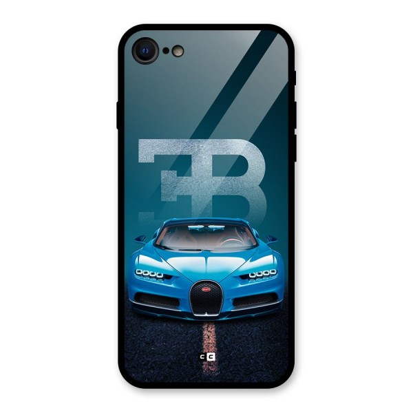 Wonderful Supercar Glass Back Case for iPhone 8