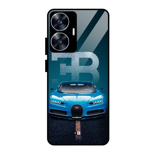 Wonderful Supercar Glass Back Case for realme C55