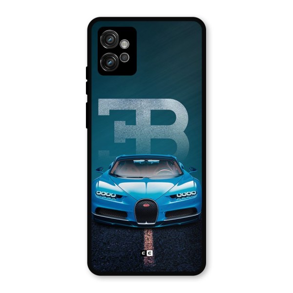 Wonderful Supercar Metal Back Case for Moto G32