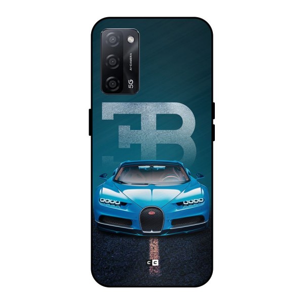 Wonderful Supercar Metal Back Case for Oppo A53s 5G