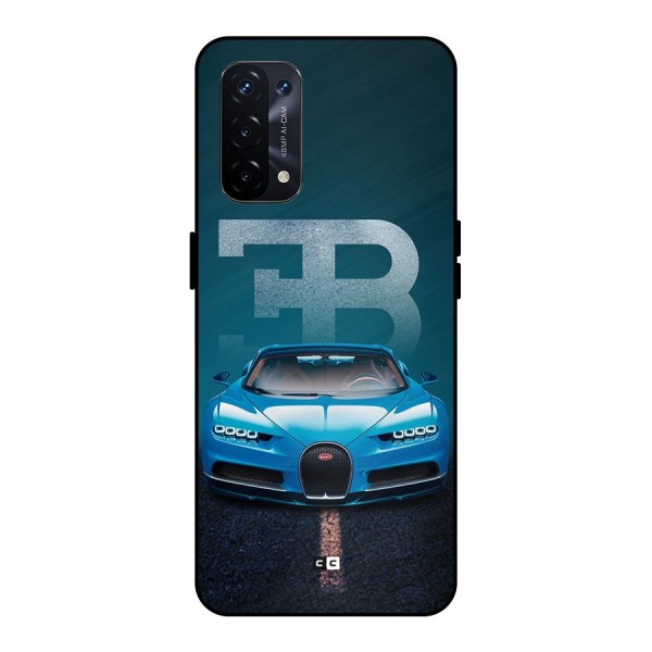 Wonderful Supercar Metal Back Case for Oppo A74 5G