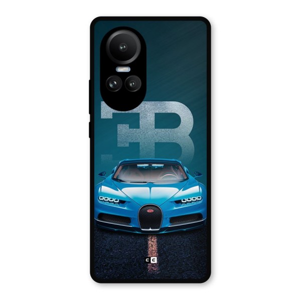 Wonderful Supercar Metal Back Case for Oppo Reno10