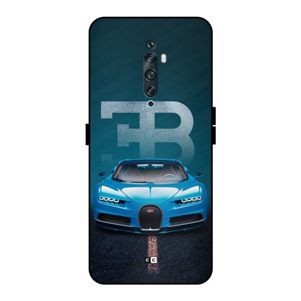 Wonderful Supercar Metal Back Case for Oppo Reno2 F