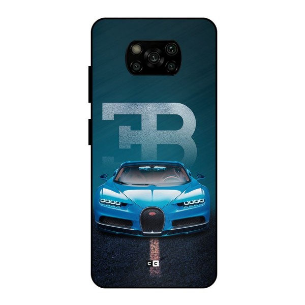 Wonderful Supercar Metal Back Case for Poco X3