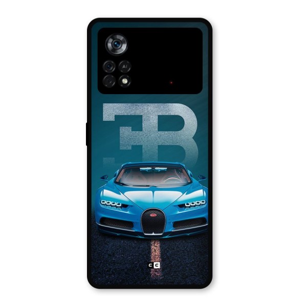 Wonderful Supercar Metal Back Case for Poco X4 Pro 5G