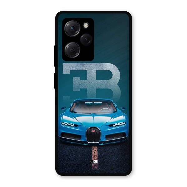 Wonderful Supercar Metal Back Case for Poco X5 Pro