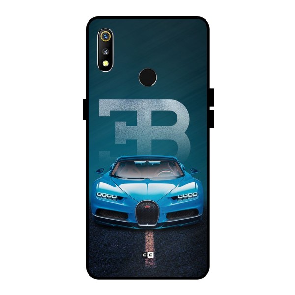 Wonderful Supercar Metal Back Case for Realme 3