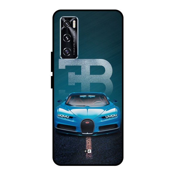 Wonderful Supercar Metal Back Case for Vivo V20 SE