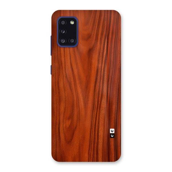 Wooden Texture Printed Back Case for Galaxy A31