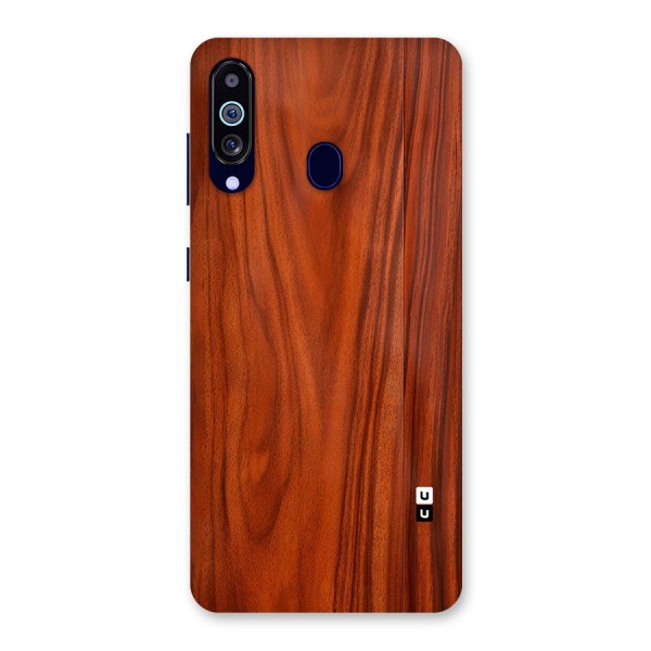 Wooden Texture Printed Back Case for Galaxy A60