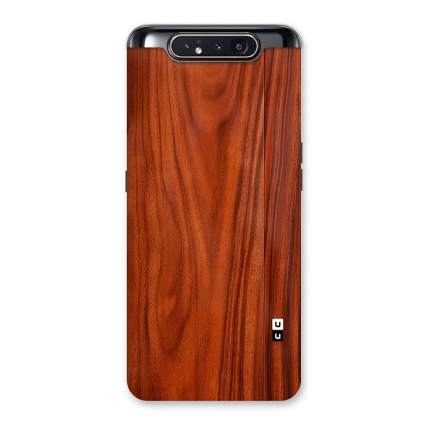 Wooden Texture Printed Back Case for Galaxy A80