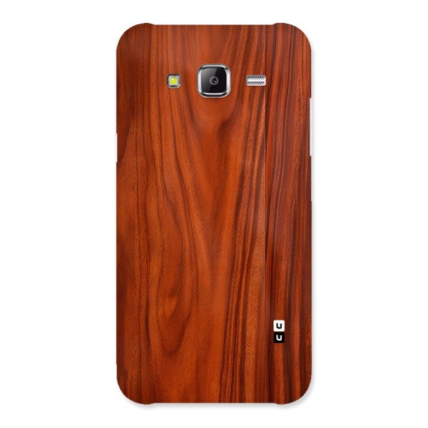 Wooden Texture Printed Back Case for Galaxy J5