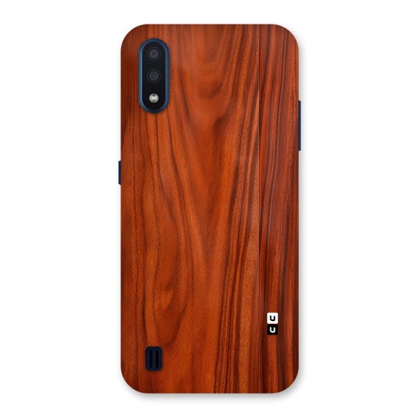 Wooden Texture Printed Back Case for Galaxy M01