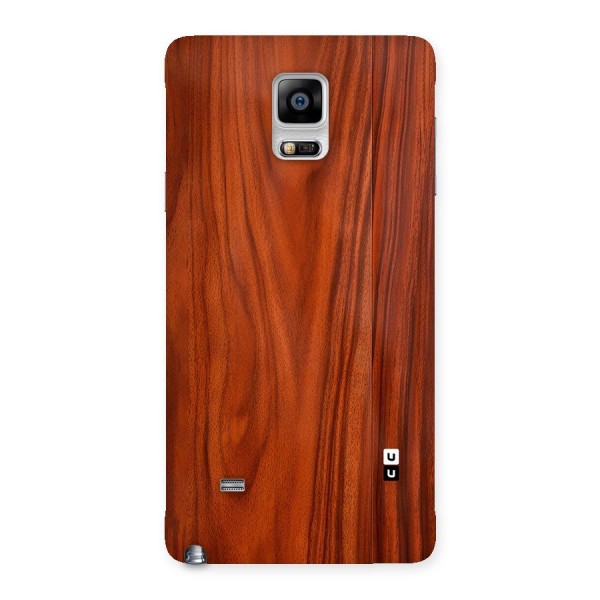 Wooden Texture Printed Back Case for Galaxy Note 4