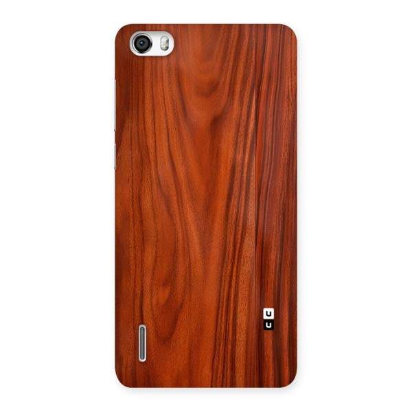 Wooden Texture Printed Back Case for Honor 6