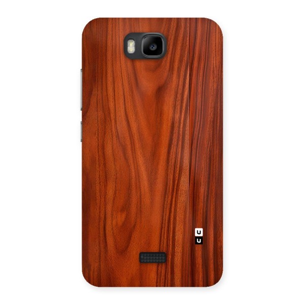 Wooden Texture Printed Back Case for Honor Bee