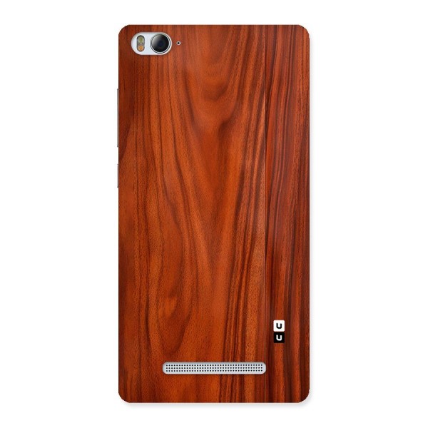 Wooden Texture Printed Back Case for Mi4i