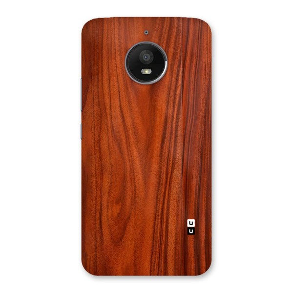 Wooden Texture Printed Back Case for Moto E4 Plus