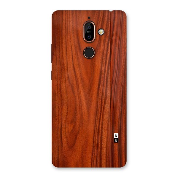 Wooden Texture Printed Back Case for Nokia 7 Plus