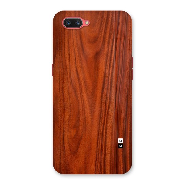 Wooden Texture Printed Back Case for Oppo A3s