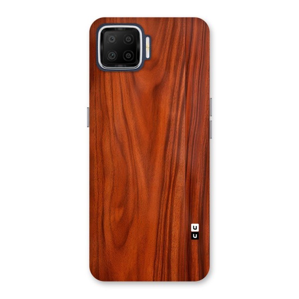 Wooden Texture Printed Back Case for Oppo F17