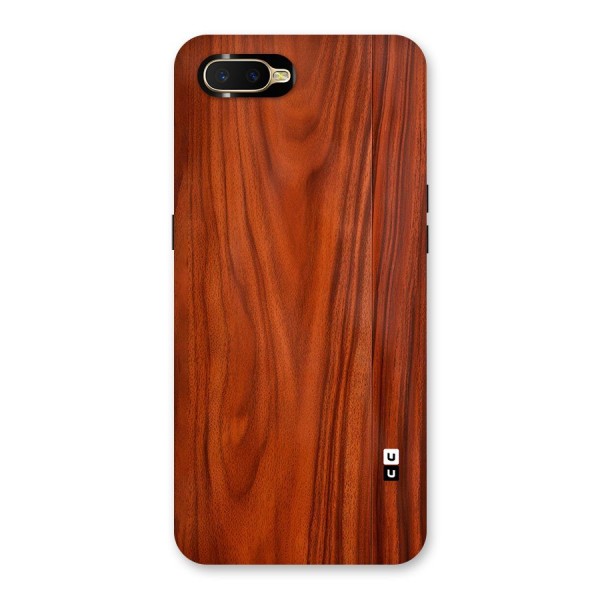 Wooden Texture Printed Back Case for Oppo K1