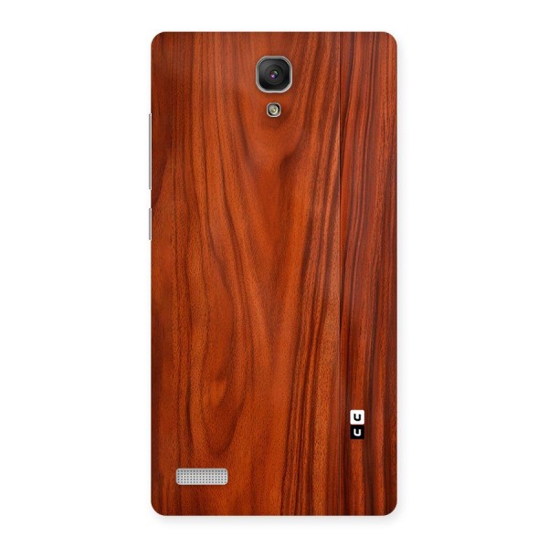 Wooden Texture Printed Back Case for Redmi Note