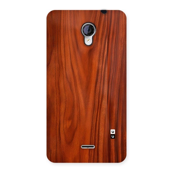 Wooden Texture Printed Back Case for Unite 2 A106