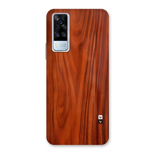 Wooden Texture Printed Back Case for Vivo Y51