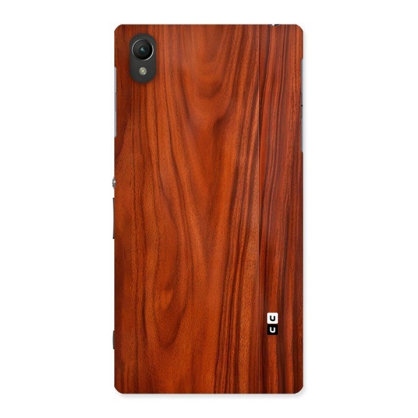 Wooden Texture Printed Back Case for Xperia Z1