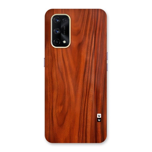 Wooden Texture Printed Glass Back Case for Realme X7 Pro