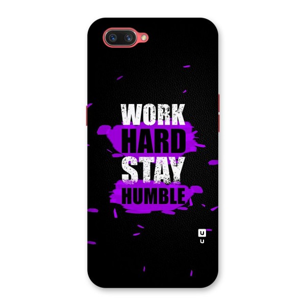 Work Hard Stay Humble Back Case for Oppo A3s