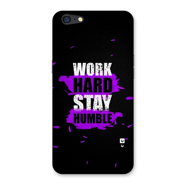 Work Hard Stay Humble Back Case for Oppo A71