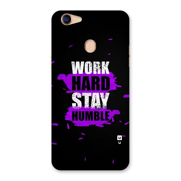 Work Hard Stay Humble Back Case for Oppo F5