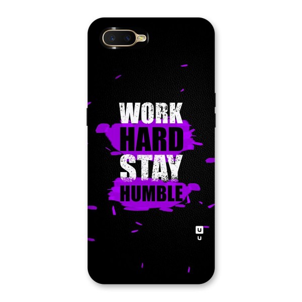 Work Hard Stay Humble Back Case for Oppo K1