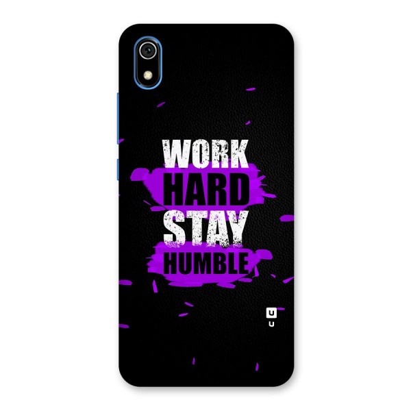 Work Hard Stay Humble Back Case for Redmi 7A