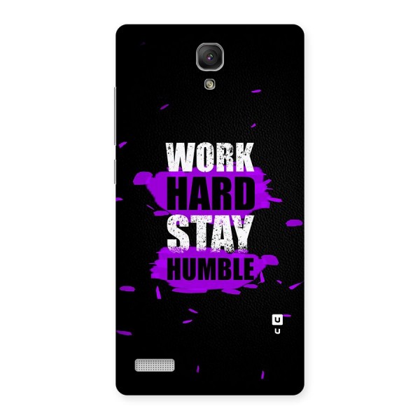 Work Hard Stay Humble Back Case for Redmi Note