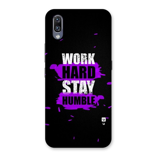 Work Hard Stay Humble Back Case for Vivo NEX