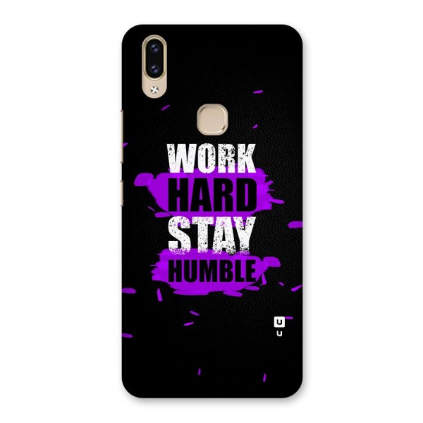 Work Hard Stay Humble Back Case for Vivo V9