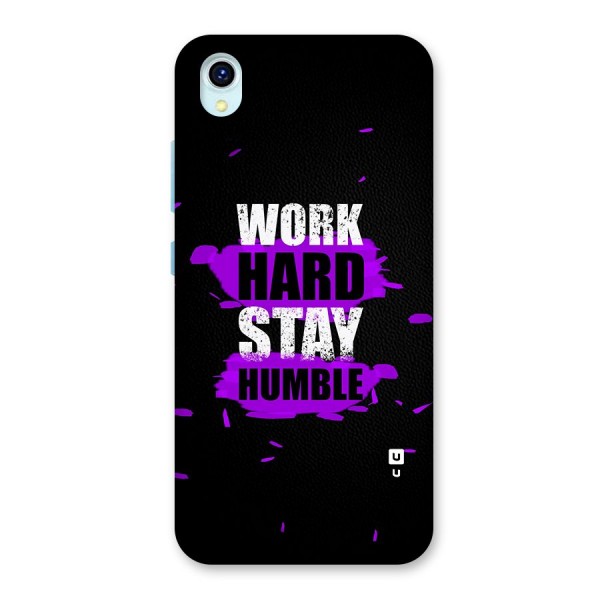 Work Hard Stay Humble Back Case for Vivo Y1s