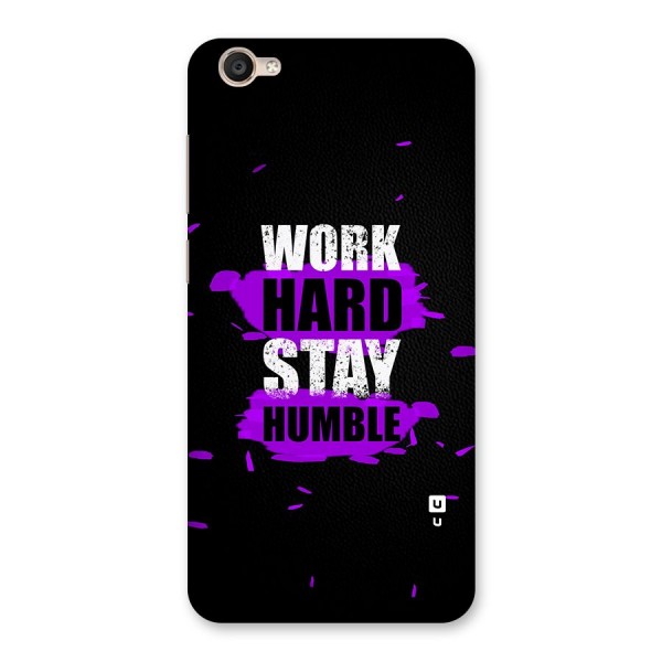 Work Hard Stay Humble Back Case for Vivo Y55