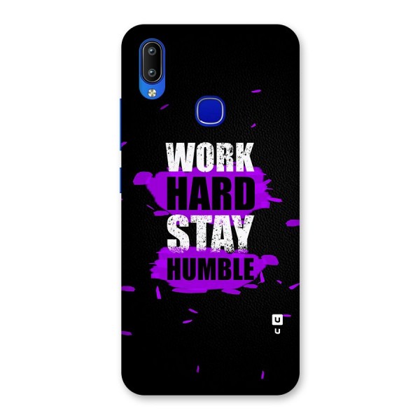 Work Hard Stay Humble Back Case for Vivo Y91